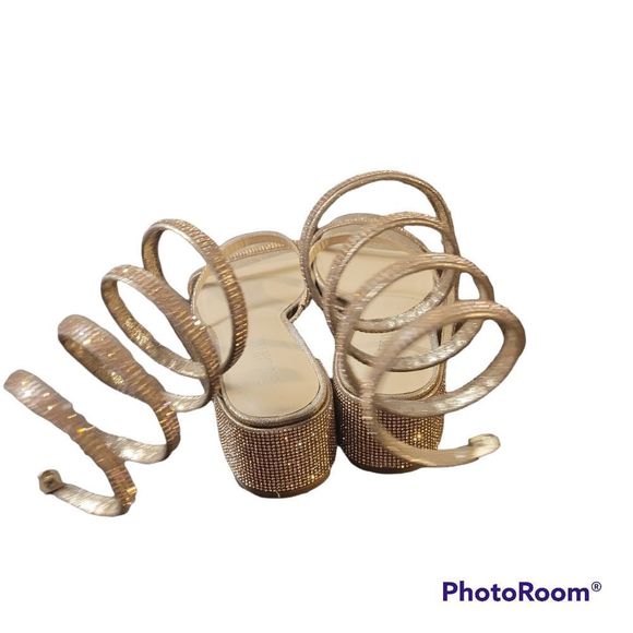 Dream Pairs Women's Sandals in Glittery Tan - Picture 8 of 12